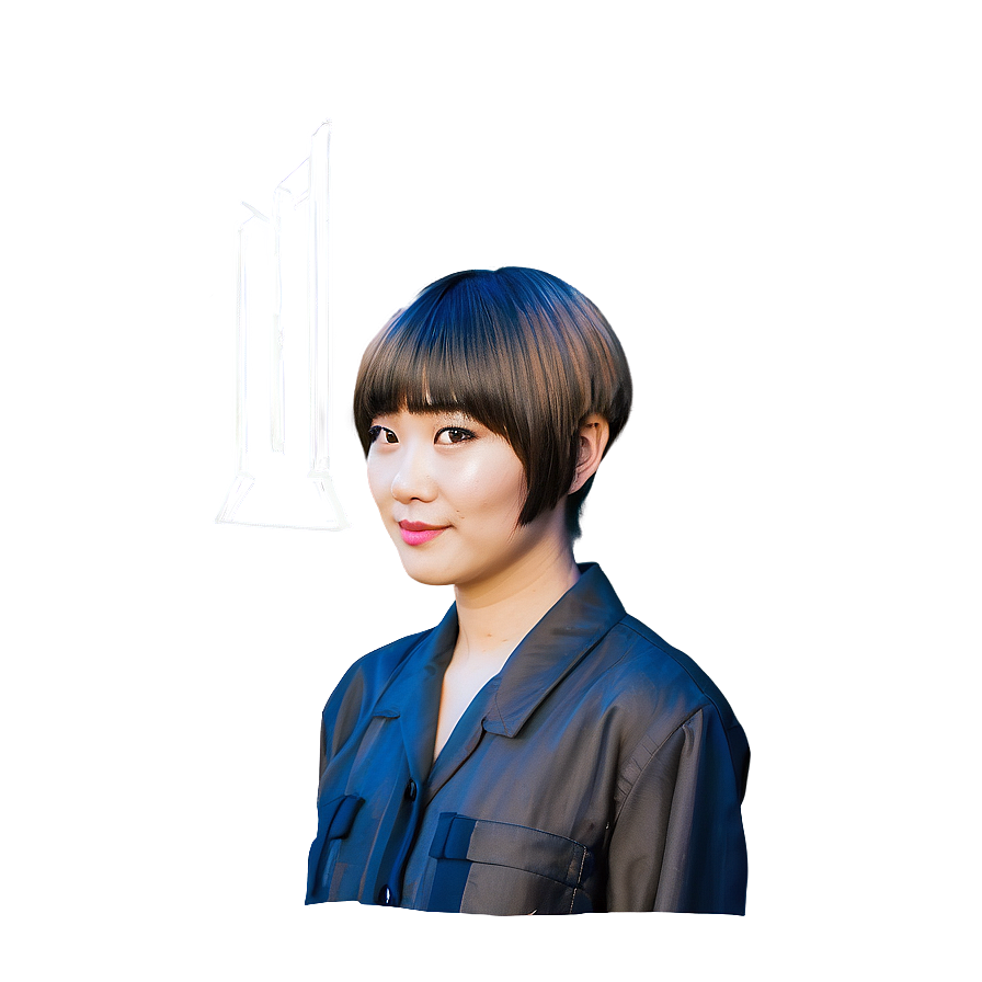 Textured Karen Haircut PNG 06212024 PNG image with a transparent background, free high-resolution download