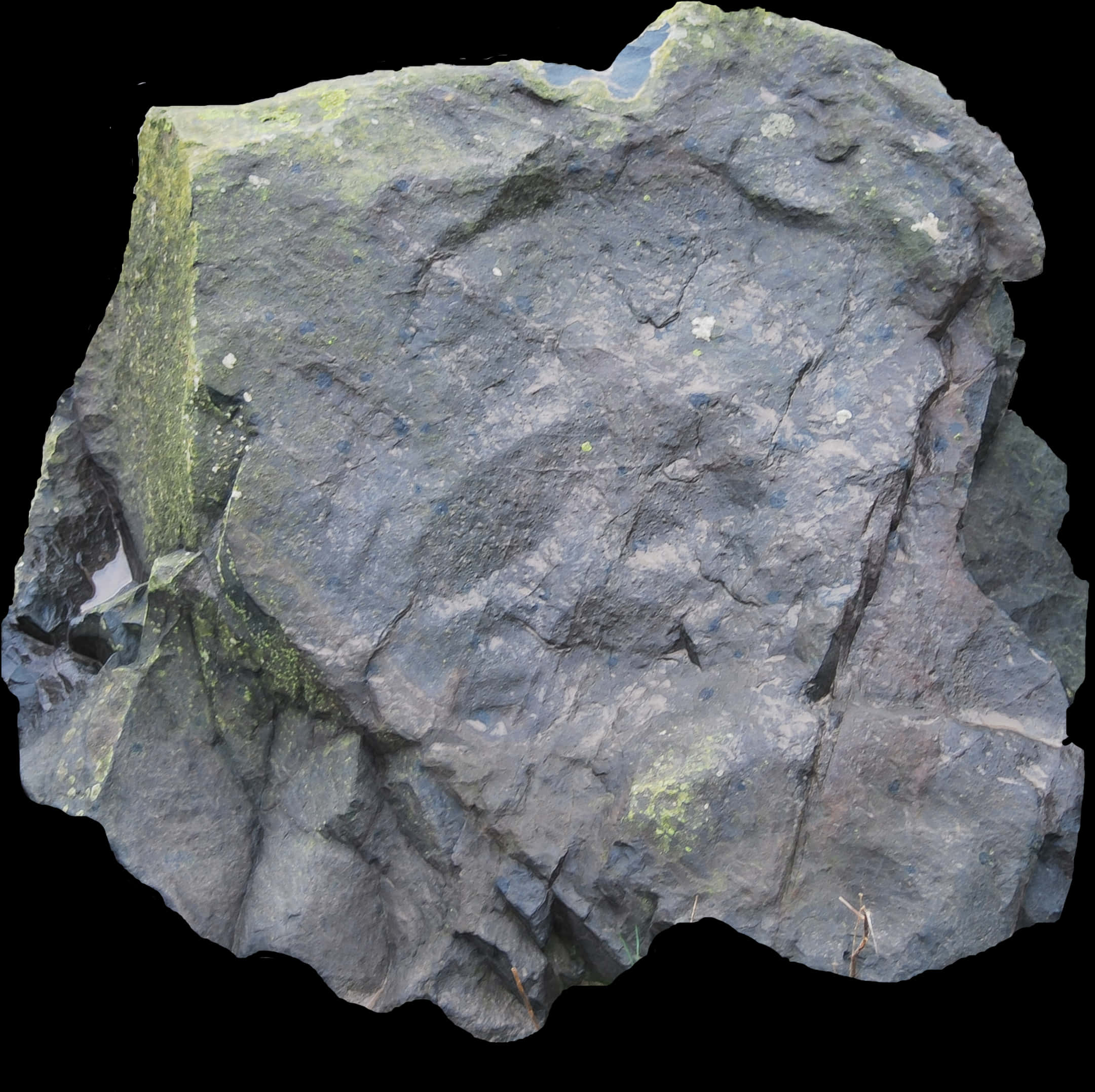Textured Rock Surface PNG with transparent background