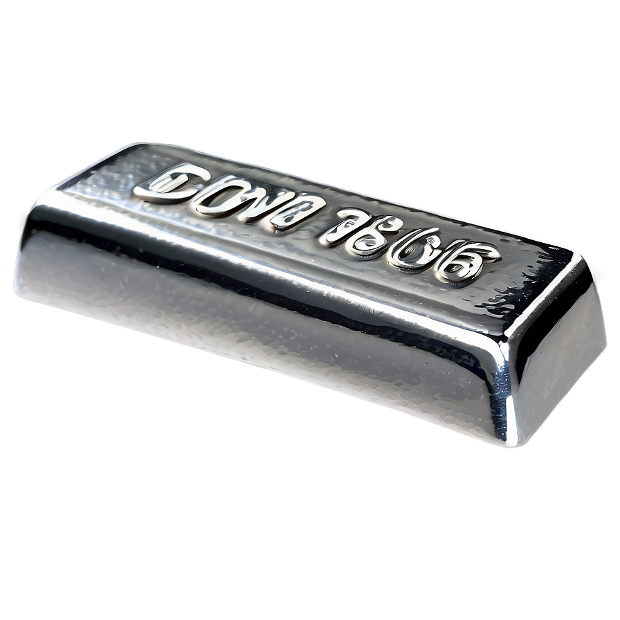 Textured Silver Bar Png 98