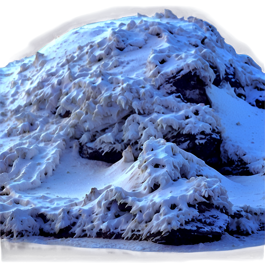 Textured Snow Pile Png 06212024