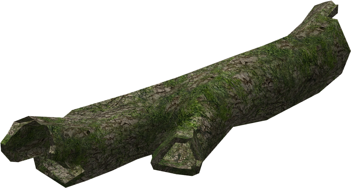 Textured Tree Log3 D Model PNG with transparent background