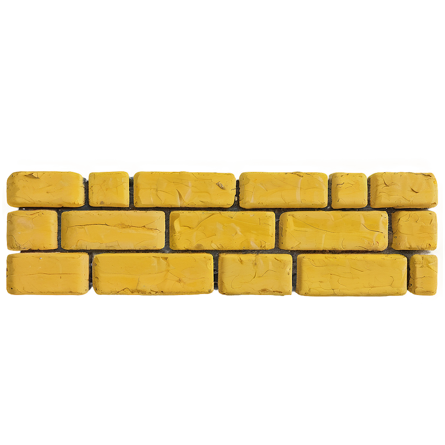 Textured Yellow Brick Road Design Png 06262024