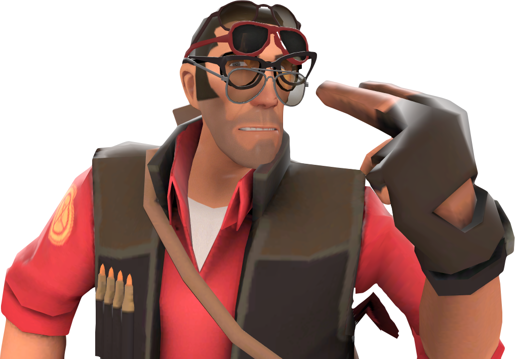 Tf2 Sniper Glasses, HD Png Download PNG with transparent background