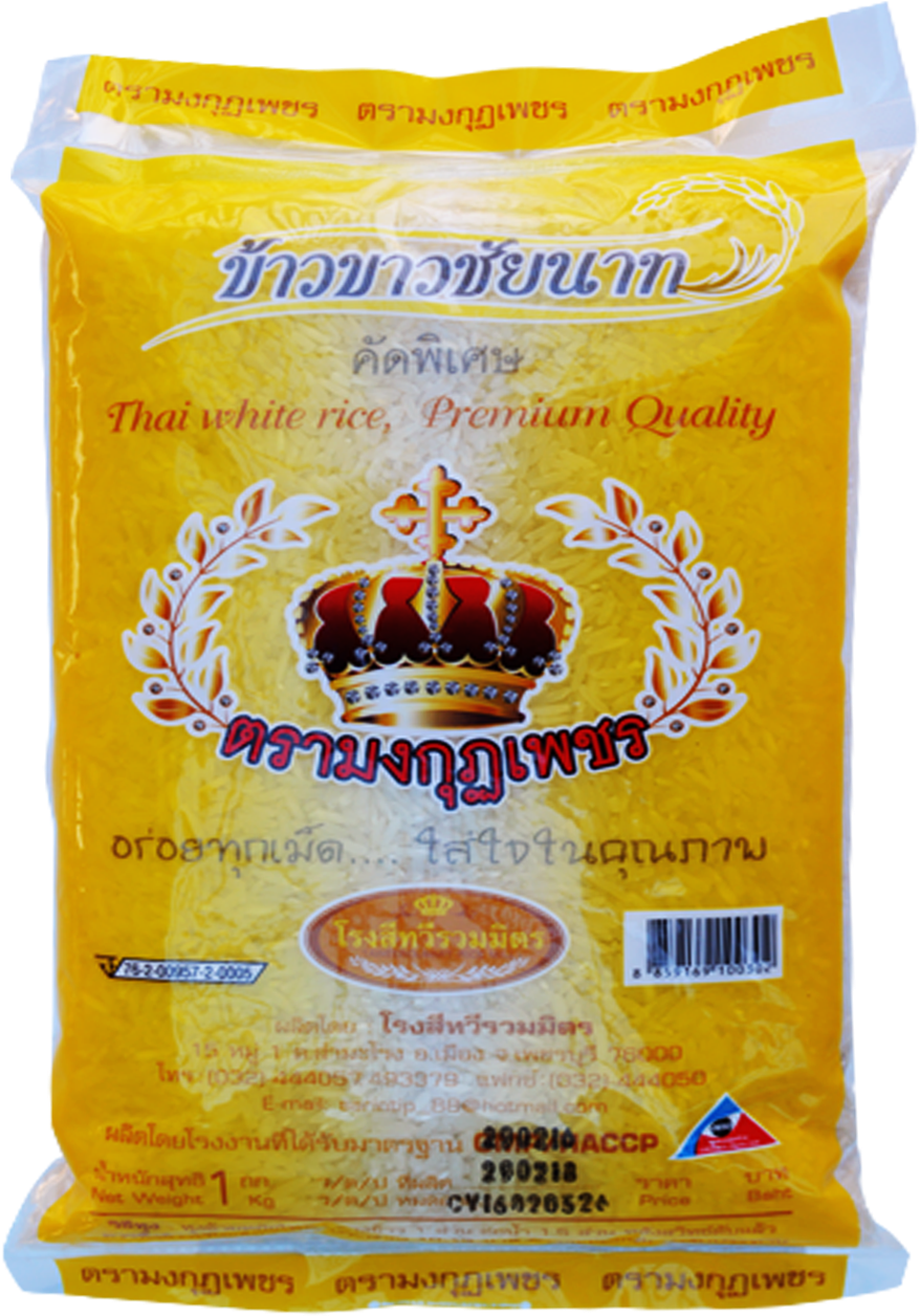 Thai White Rice Premium Quality Package