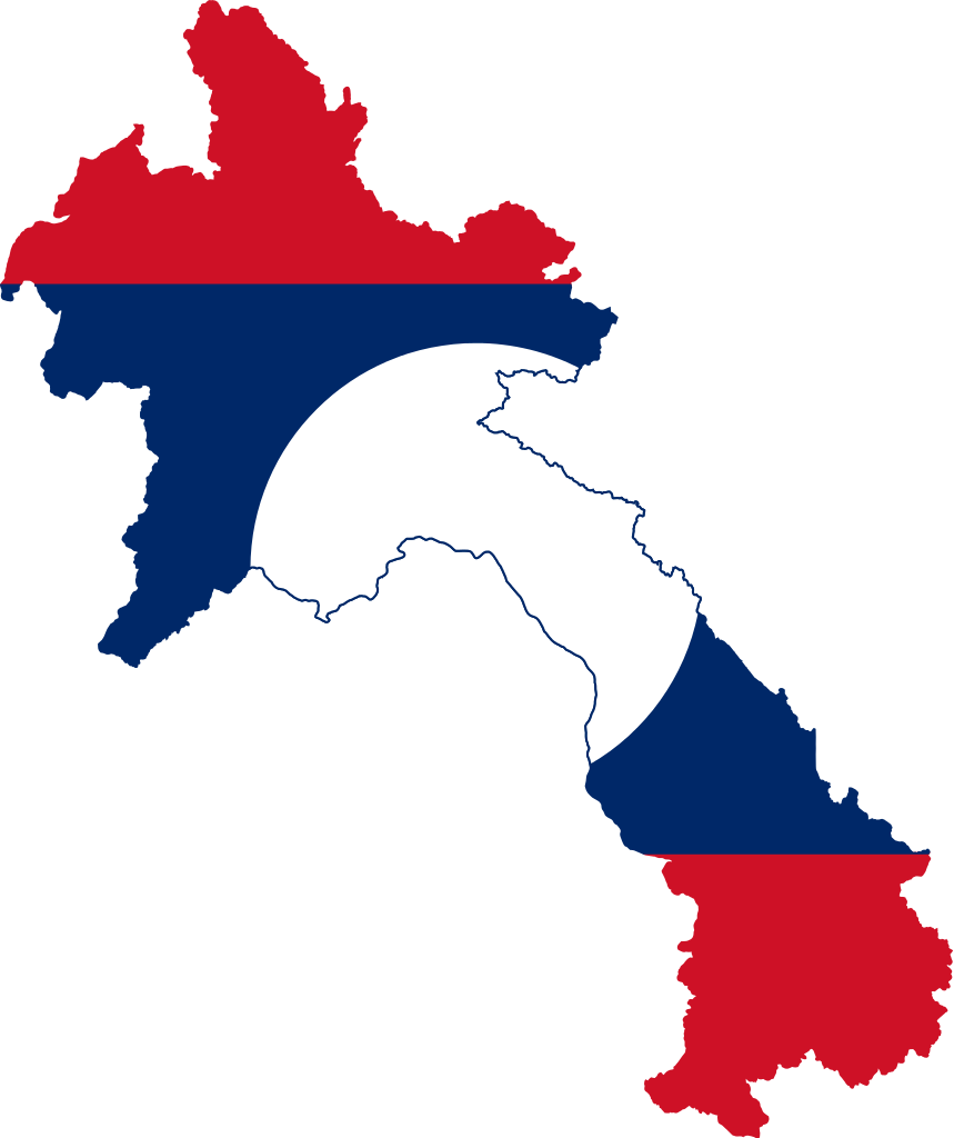 Thailand Map Flag Design