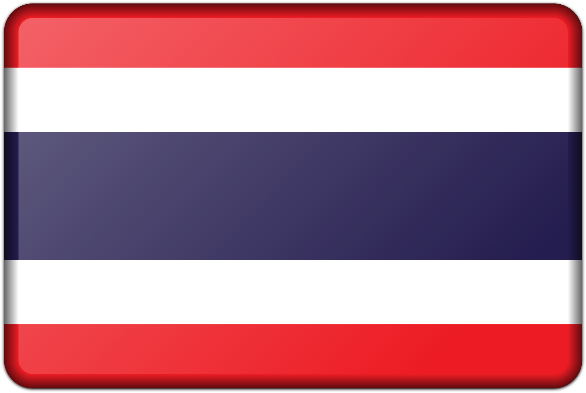 Thailand National Flag PNG with transparent background
