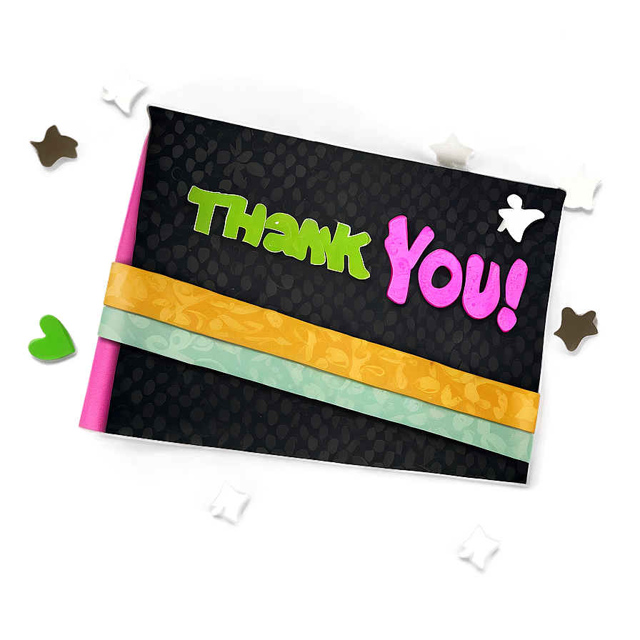 Thank You Card Design PNG wlg25 PNG with transparent background