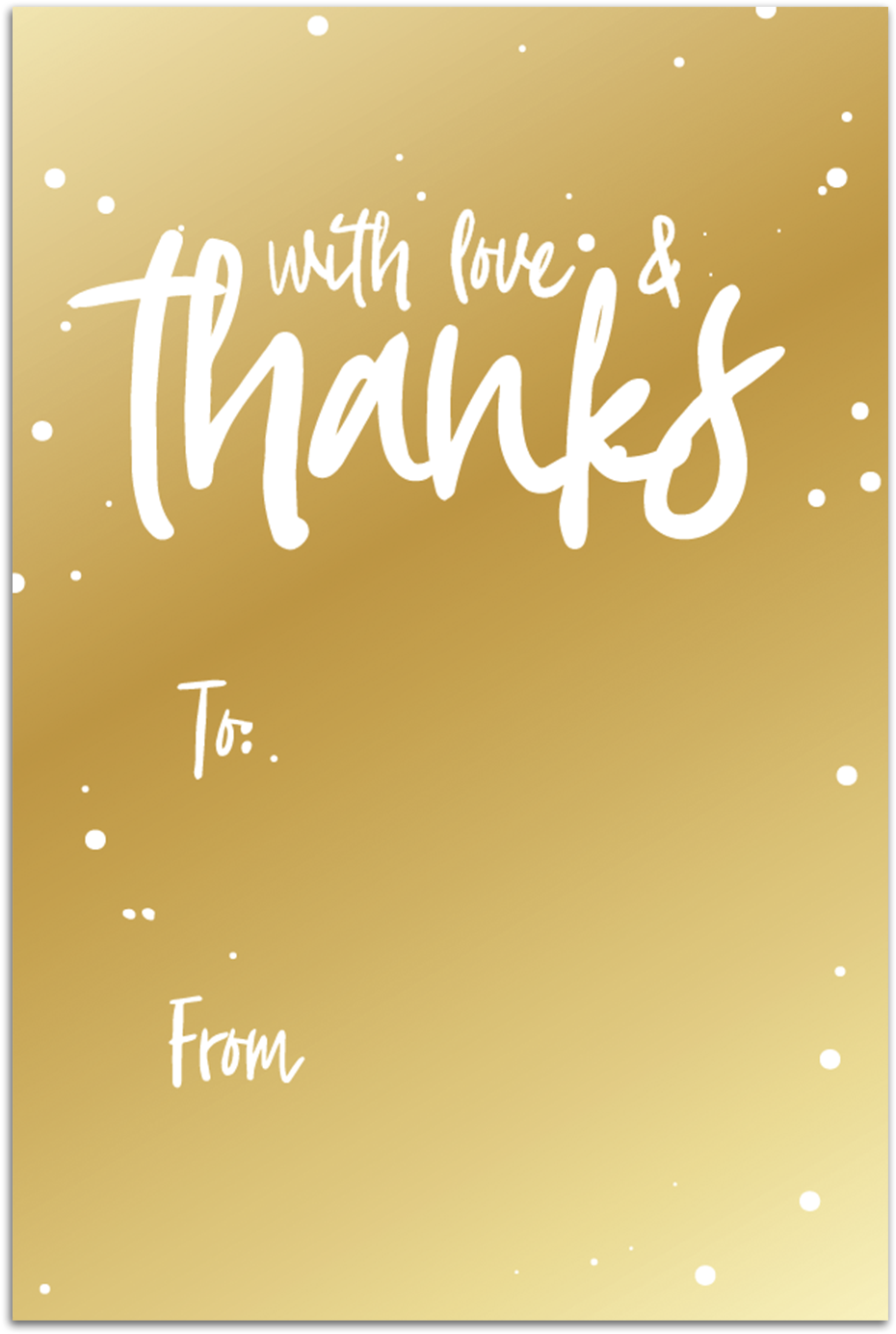 Thank You Card Design