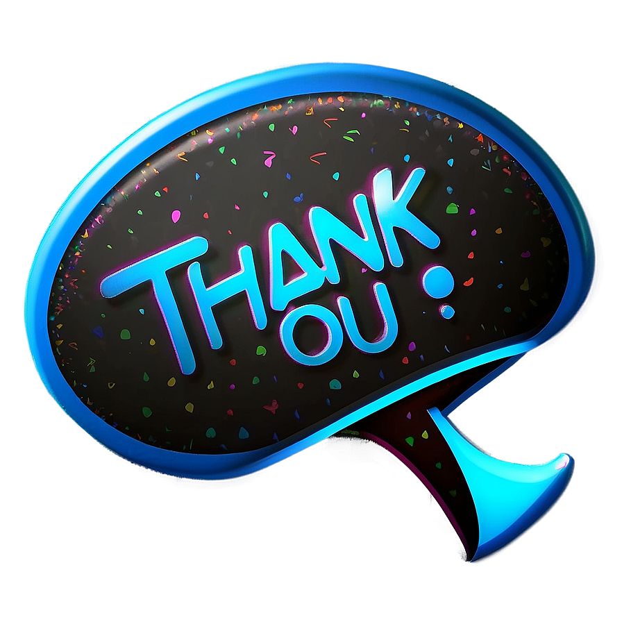 Thank You Speech Bubble PNG 14 PNG with transparent background