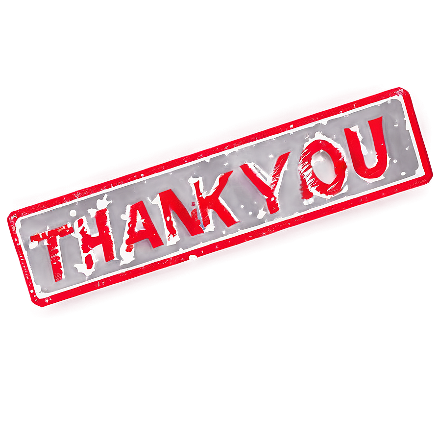 Thank You Stamp PNG 06112024 PNG with transparent background