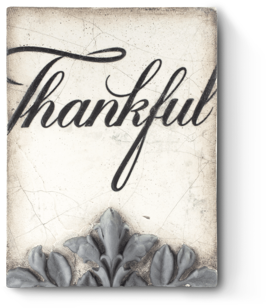 Thankful Embossed Journal Cover