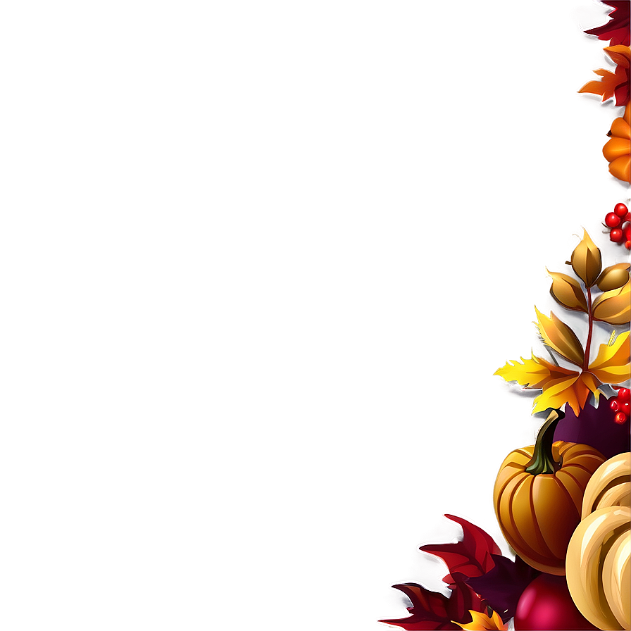 Thanksgiving Border Png Gsd