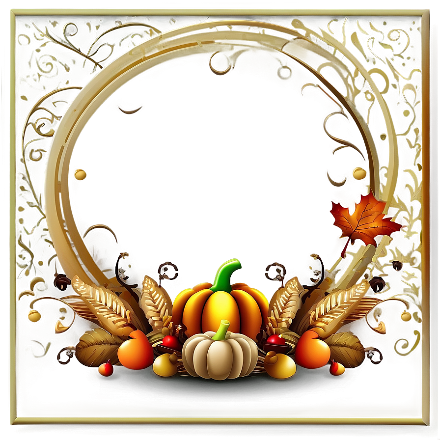 Thanksgiving Quote Border Png Qiw87