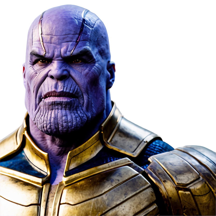 Thanos in Battle Pose PNG 05212024 PNG with transparent background