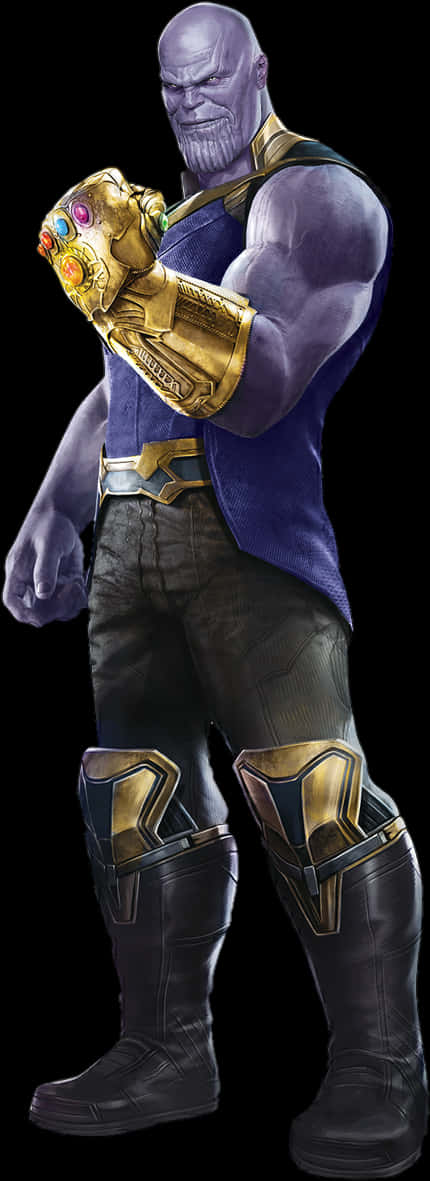 Thanos With Infinity Gauntlet