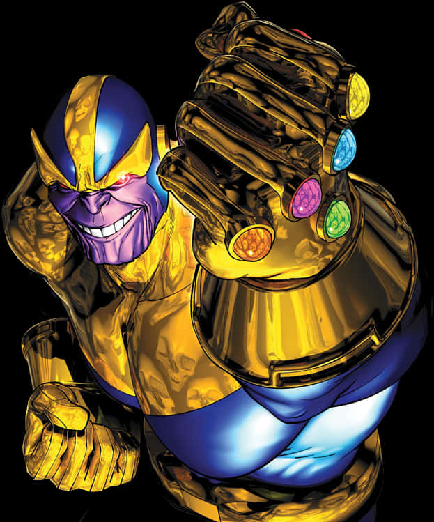 Thanos With Infinity Gauntlet