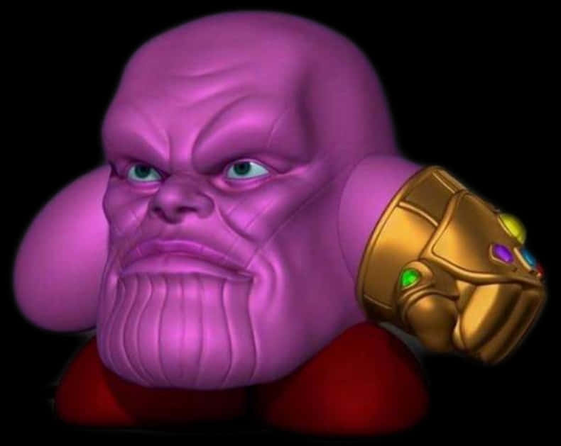 Thanos Kirby, HD Png Download PNG with transparent background