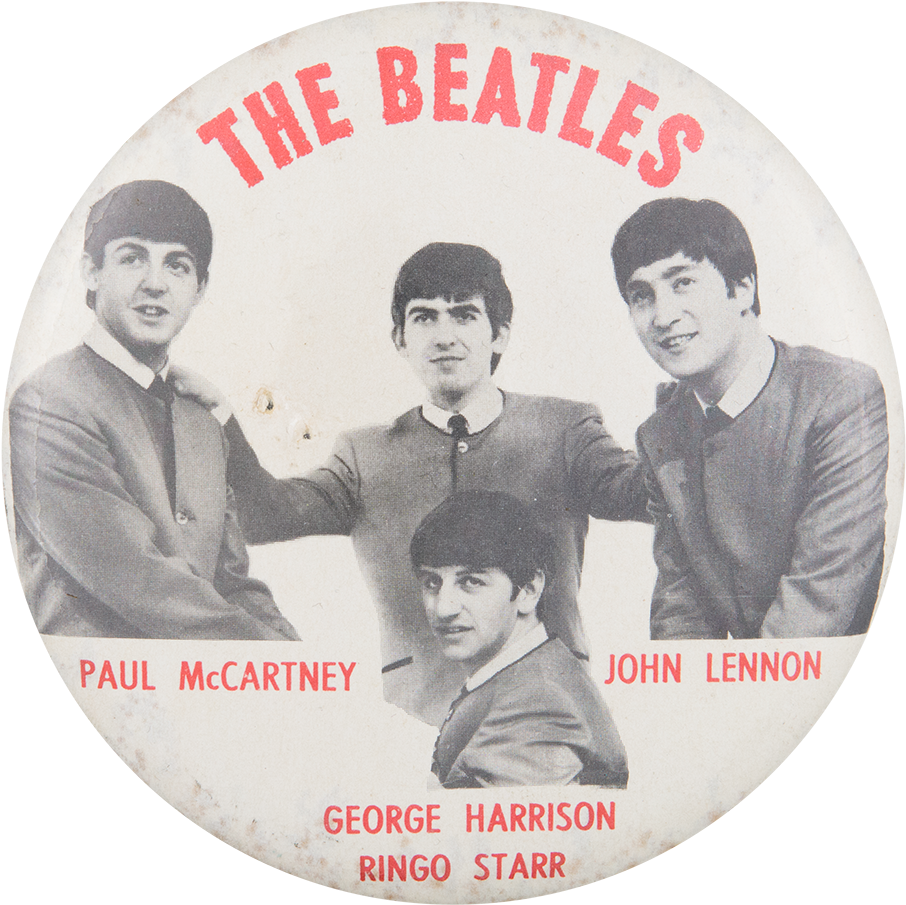 The Beatles Music Button Museum - Four By The Beatles Ep, HD Png Download PNG with transparent background