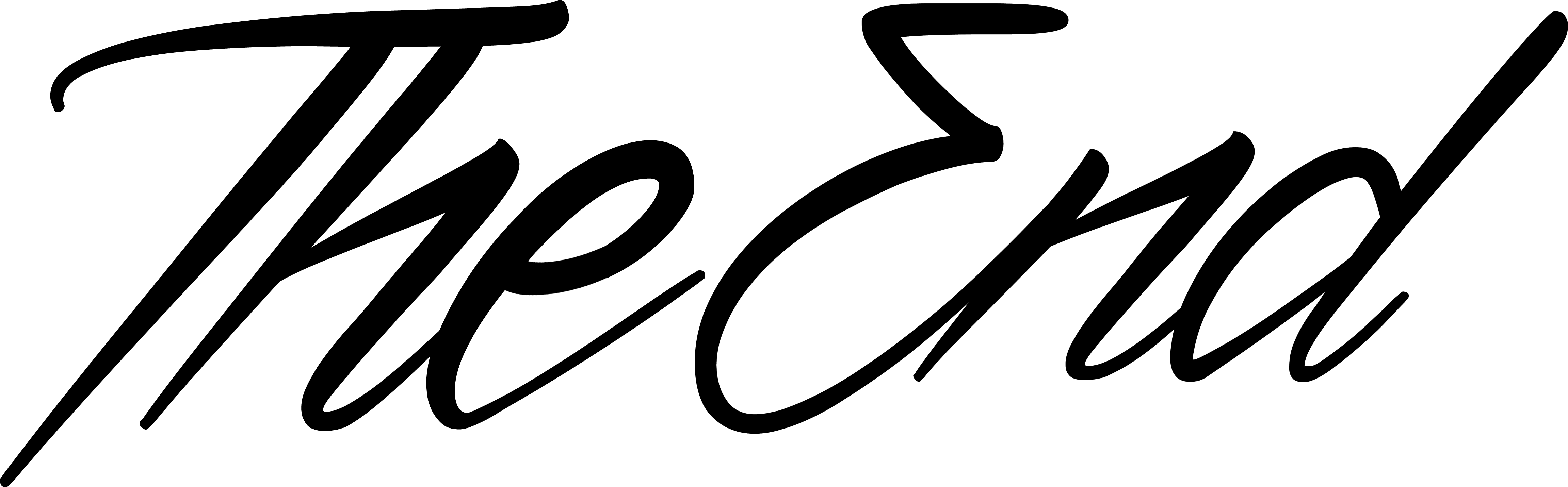 The End Png - End Png, Transparent Png PNG with transparent background