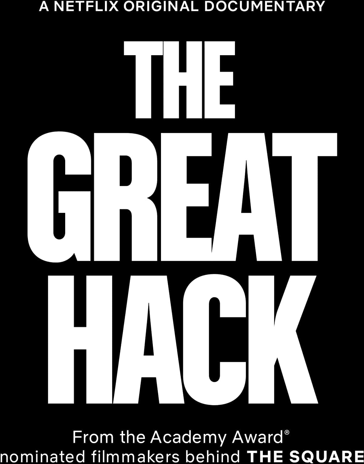The Great Hack Netflix Documentary PNG with transparent background