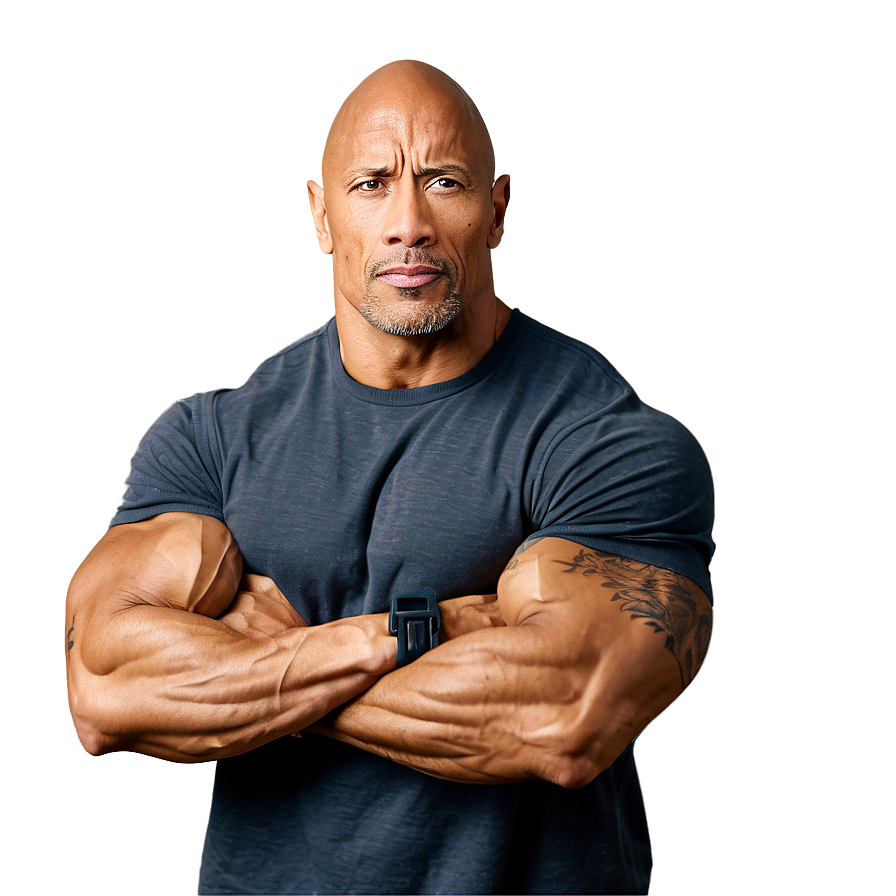 The Rock Flexing Muscles Png 82