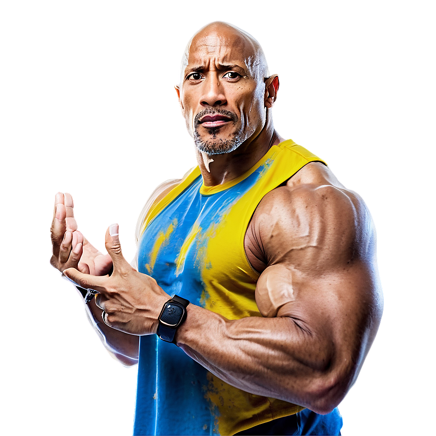 The Rock In Gym Png 21