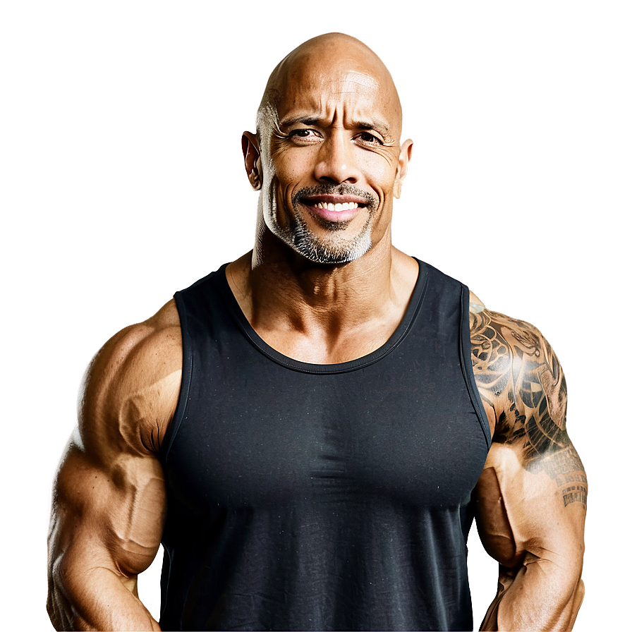 The Rock In Gym Png 45