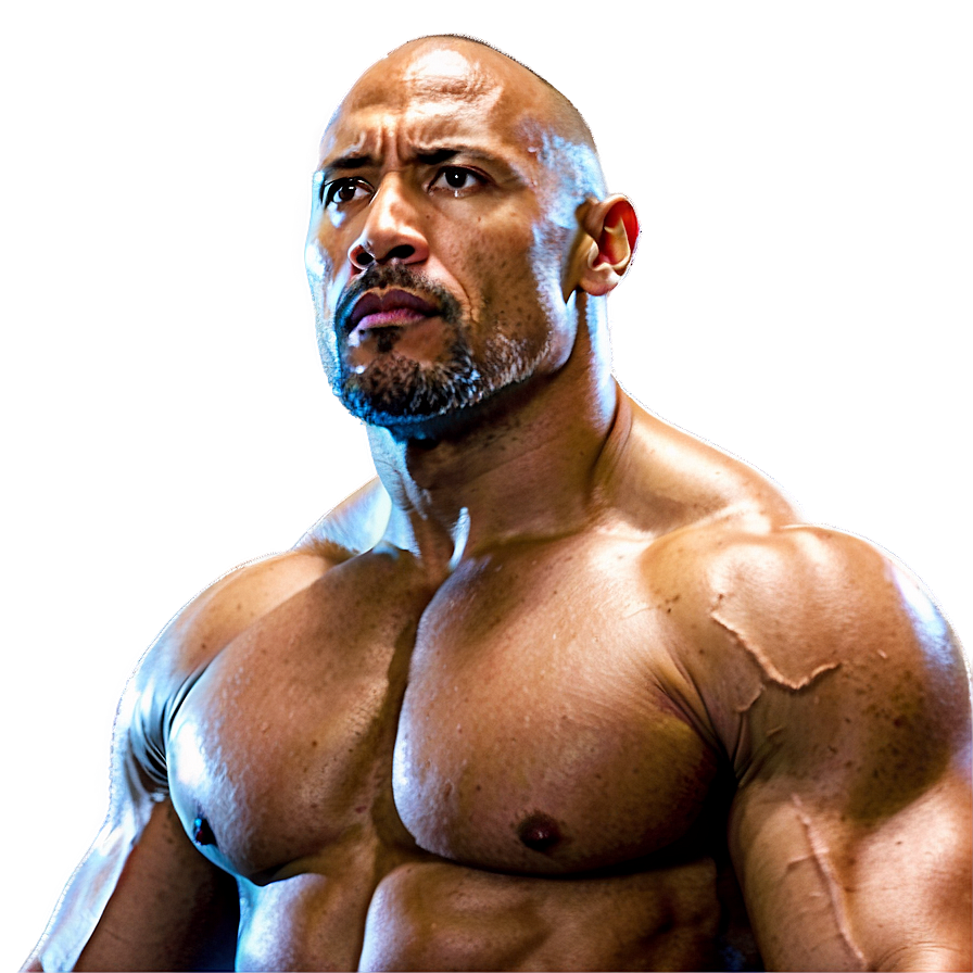 The Rock In Wrestling Ring Png 12