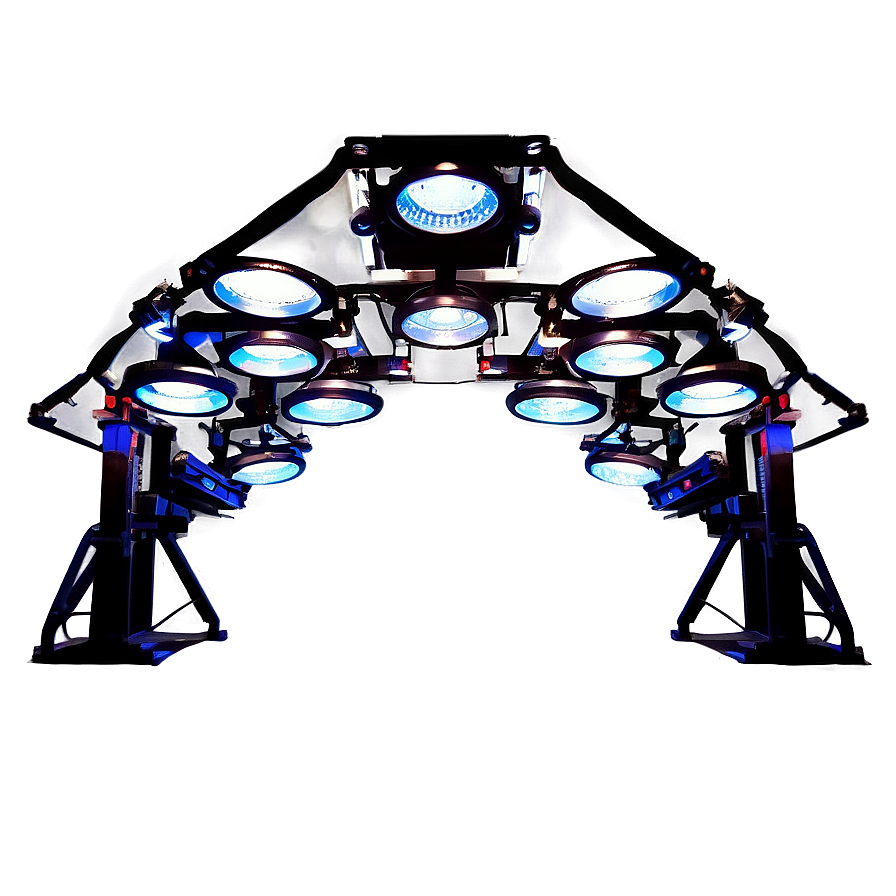 Theater Lighting Rig PNG qbk PNG with transparent background