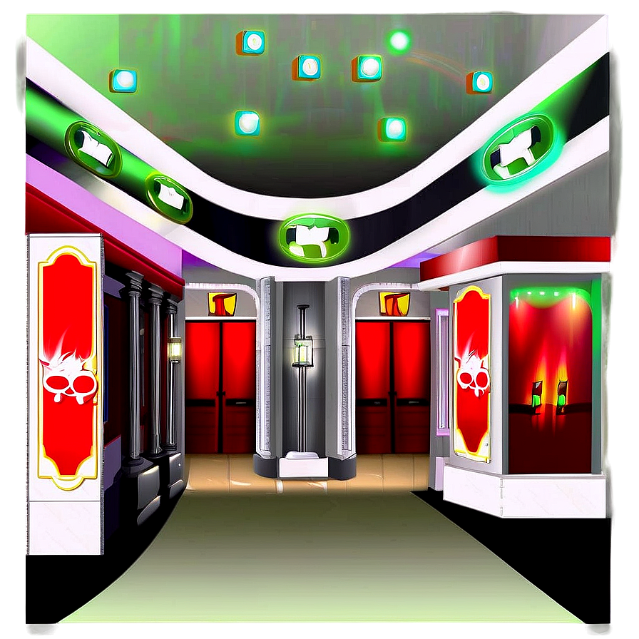 Theater Lobby Decor PNG gka PNG with transparent background