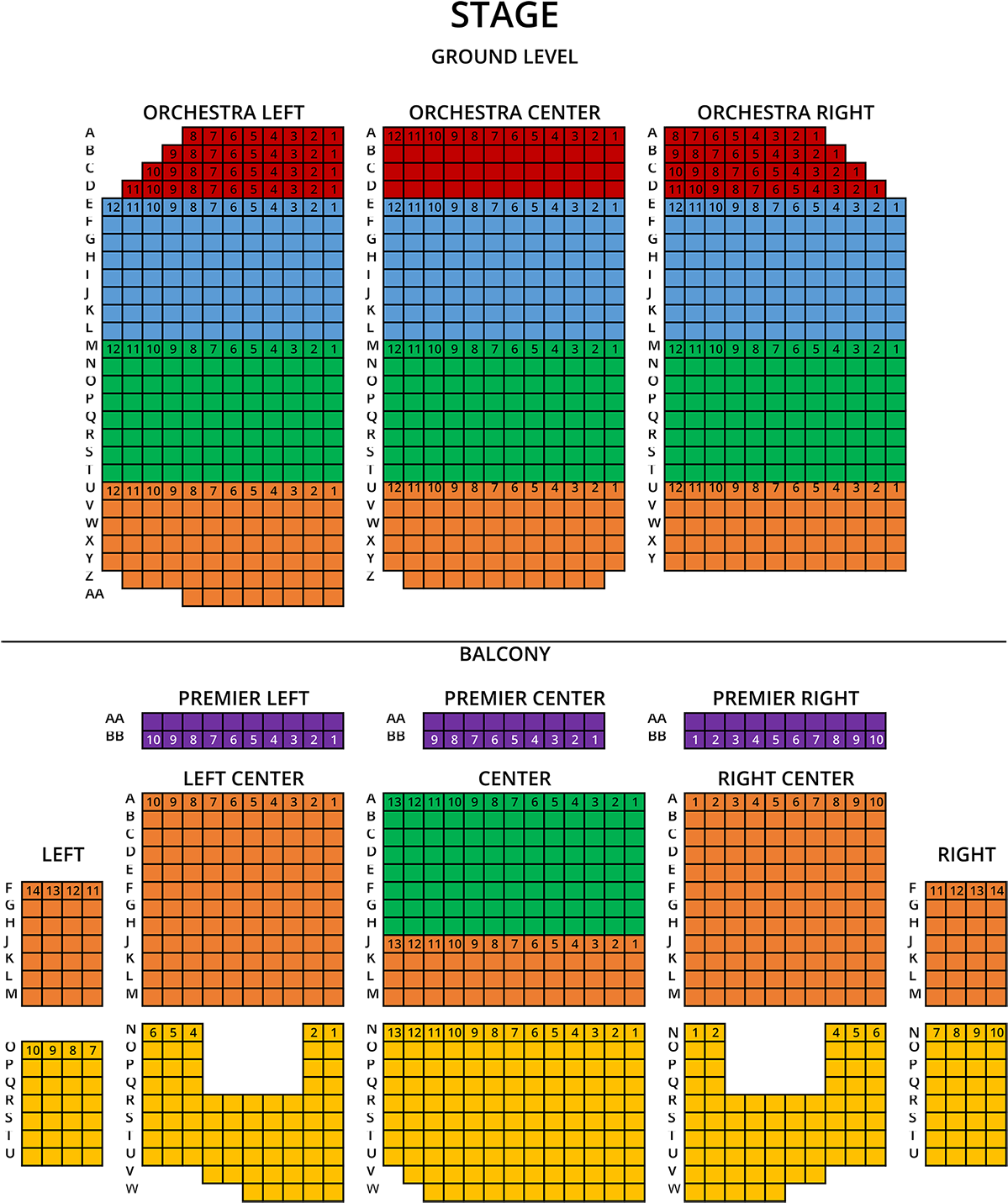 Temple Seating Chart - Temple Theater Viroqua Seating Chart, HD Png Download PNG with transparent background