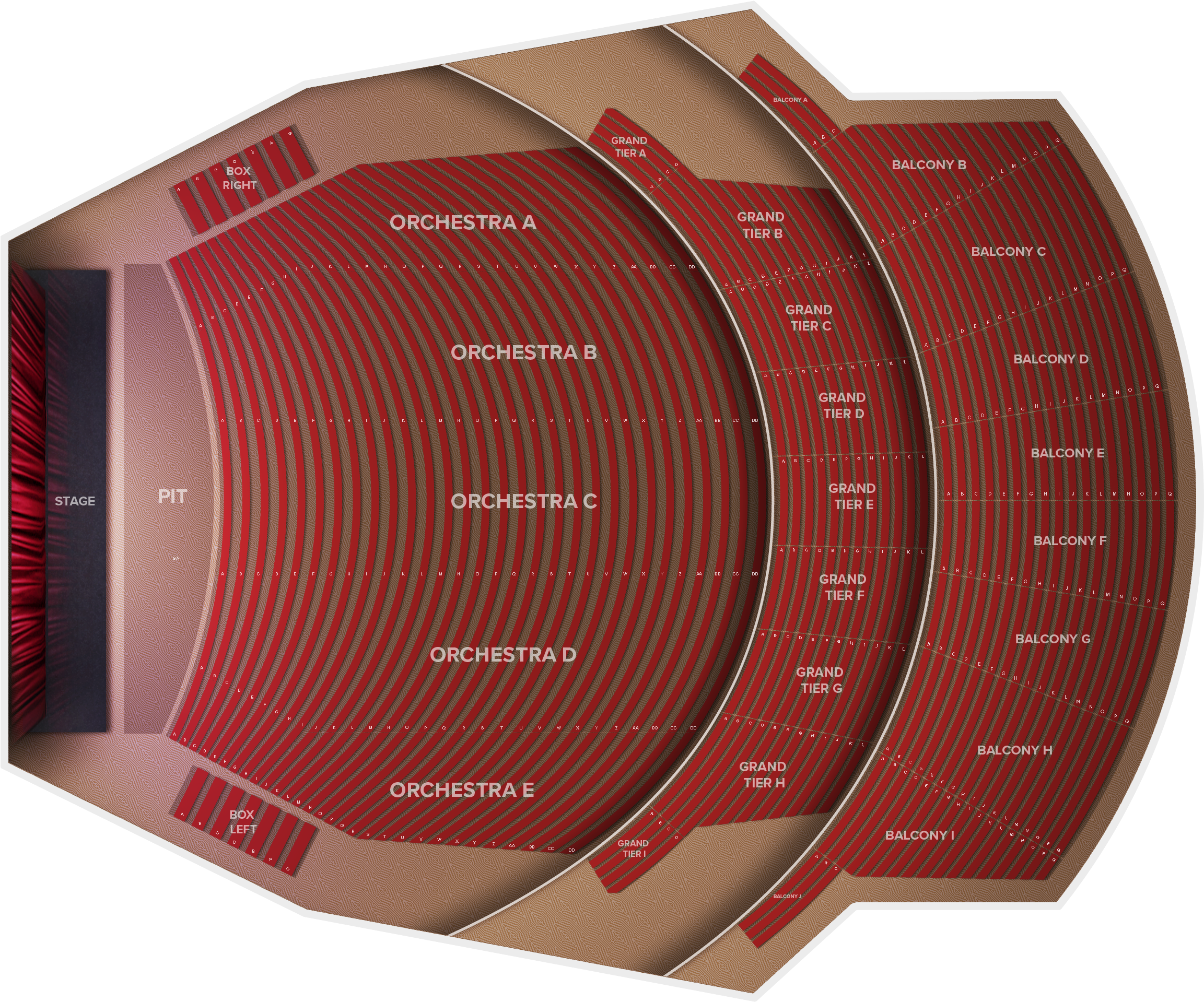 Grand Tier Altria Theater Seating , Png Download - Grand Tier Altria Theater Seating, Transparent Png PNG with transparent background