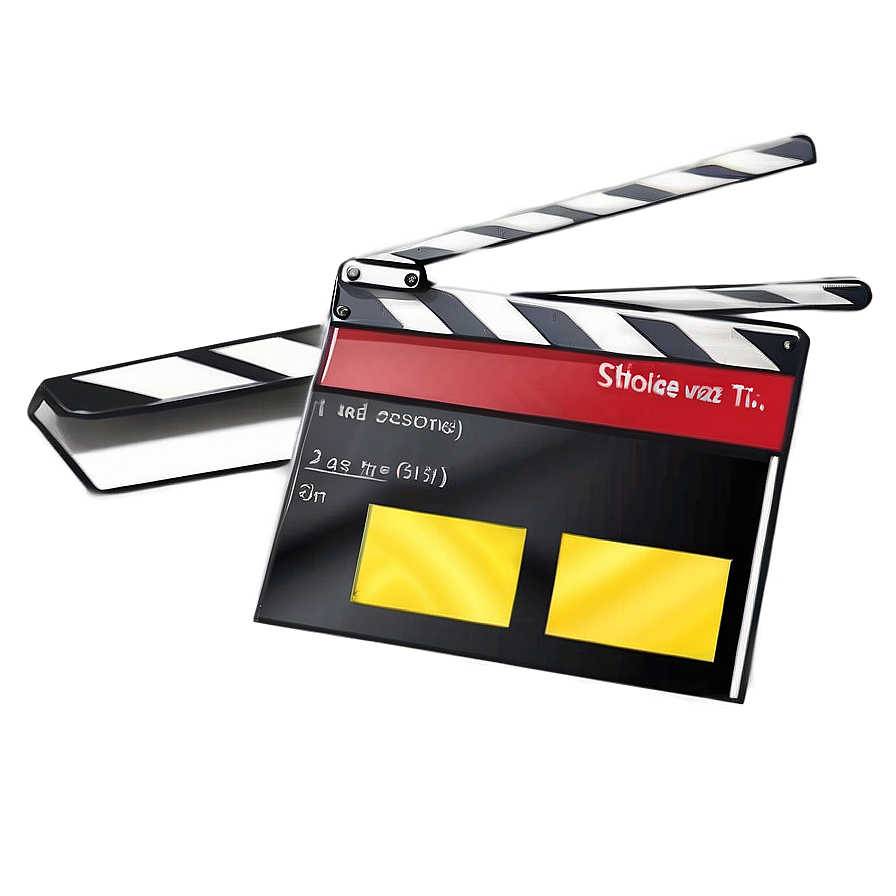 Theatre Clapperboard Icon Png 06242024