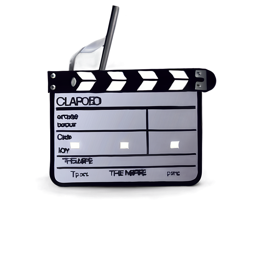 Theatre Clapperboard Icon Png Pfu40