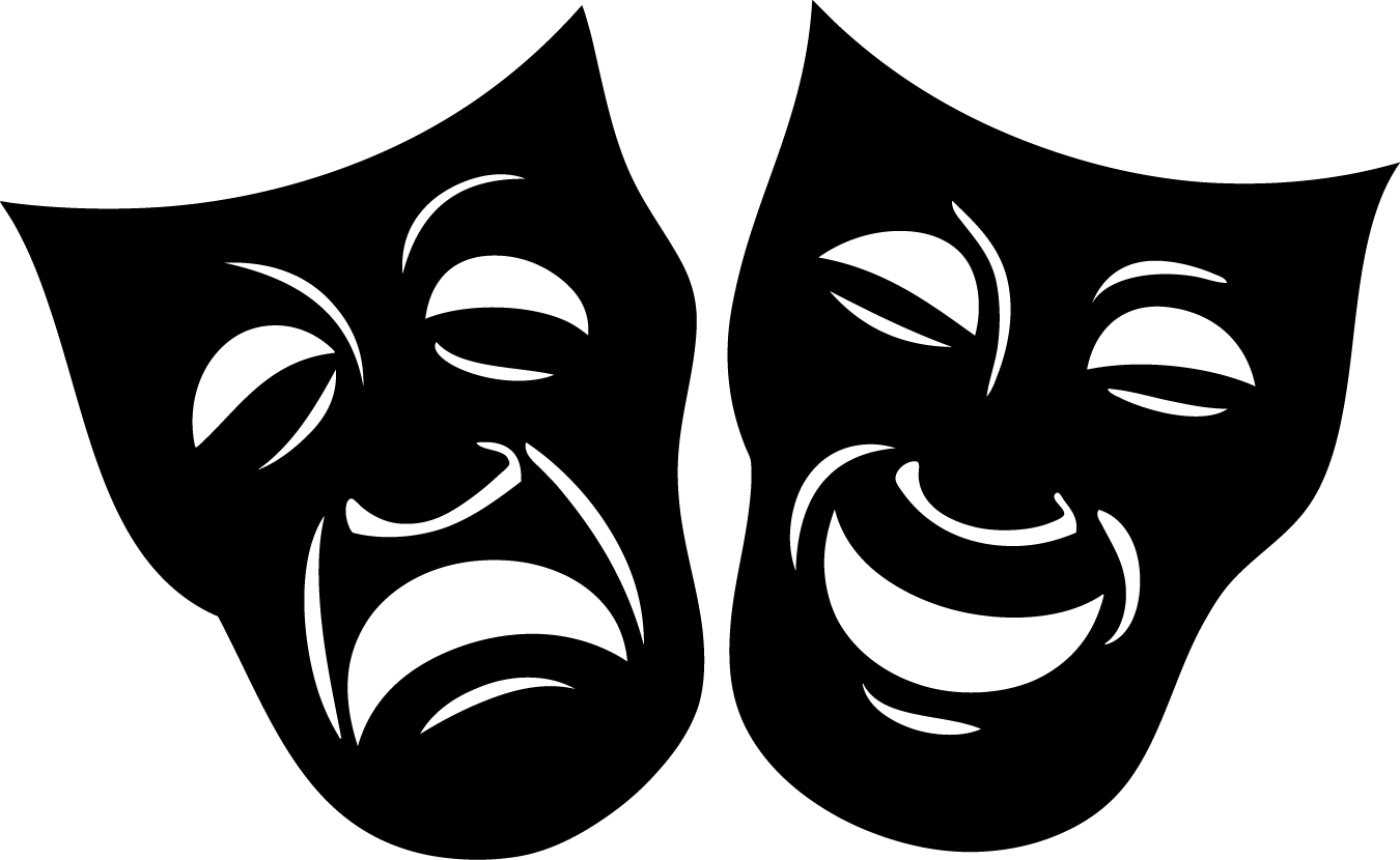 Masks, Drama Masks And Father - Theatre, HD Png Download PNG with transparent background