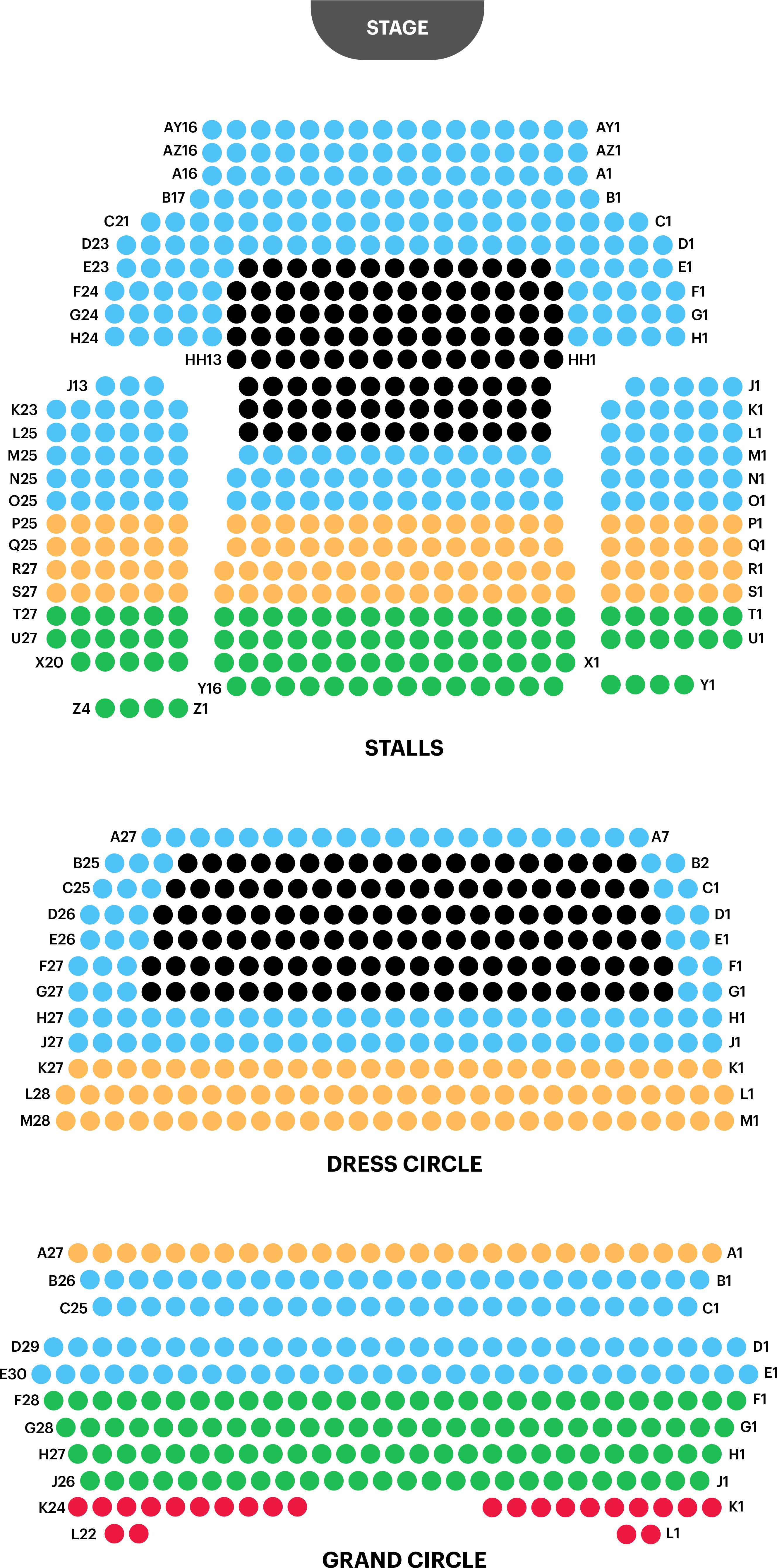 Aldywch Theatre Seating Plan - Aldwych Theatre Seating Plan Tina Turner, HD Png Download PNG with transparent background