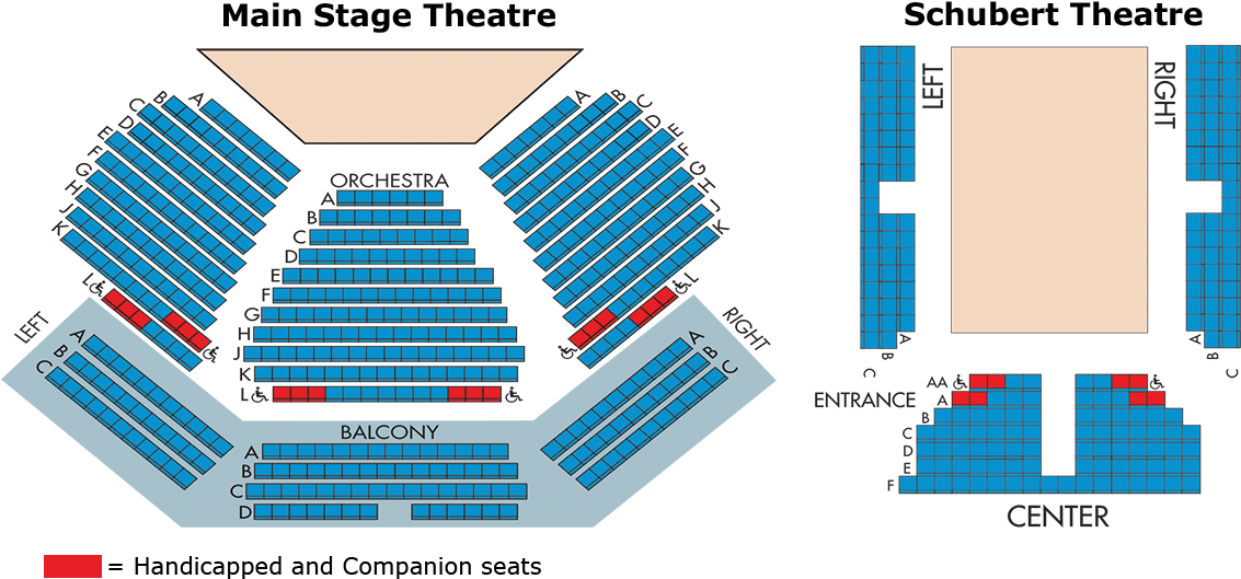 Labuda Center Seating Charts - Distance From Stage To Seating, HD Png Download PNG with transparent background
