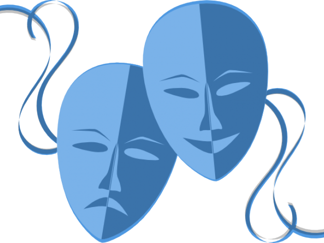 Transparent Drama Masks Png - Theatre Masks, Png Download PNG with transparent background