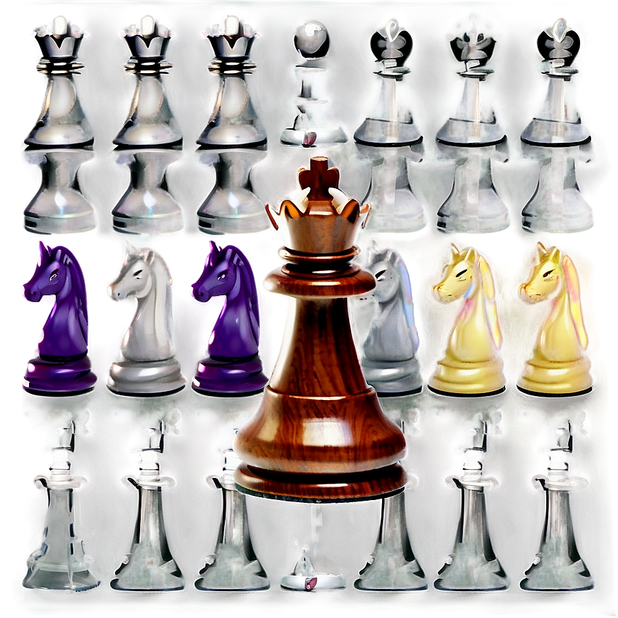 Themed Chess Game Pieces Png Lkk61