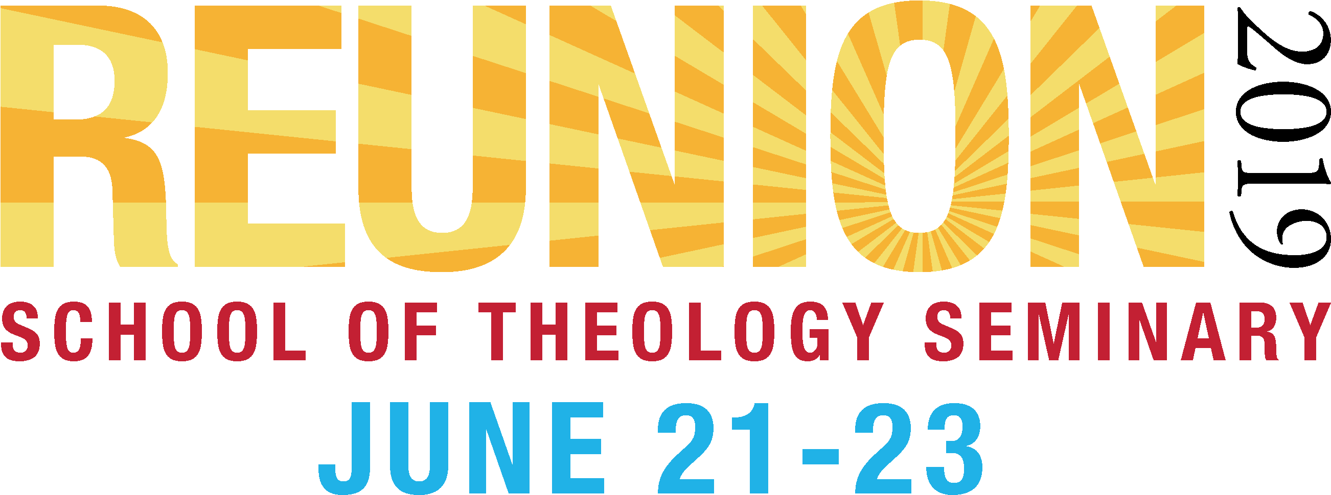 Theology Seminary Reunion Event Graphic PNG with transparent background