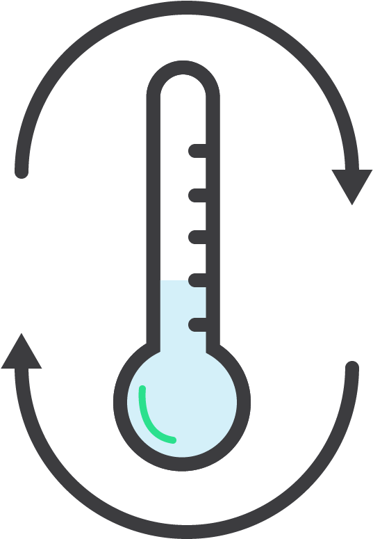 Thermostat At Cooler Setting Icon, HD Png Download PNG with transparent background