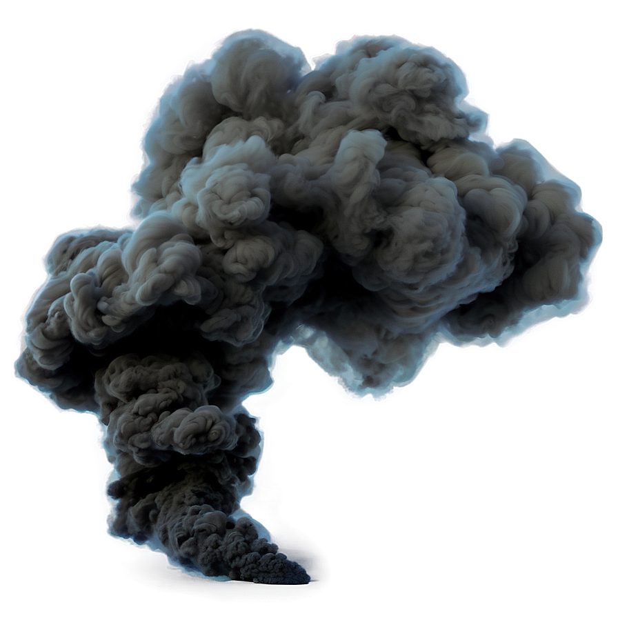 Thick Black Smoke PNG 37 PNG with transparent background