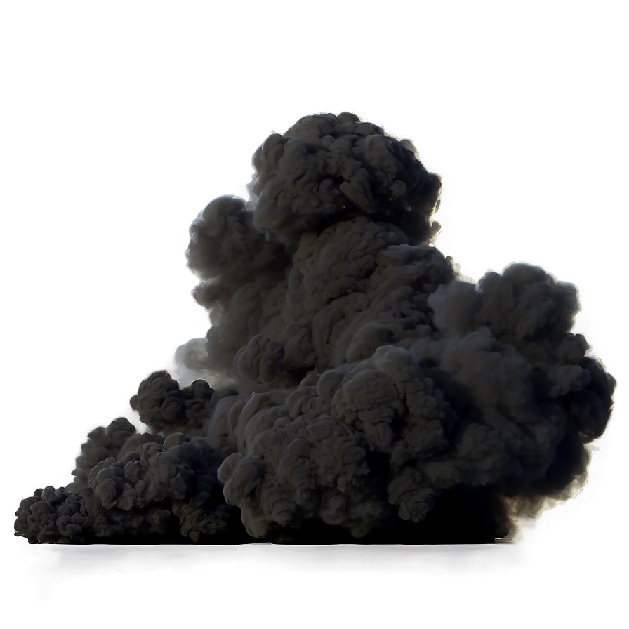 Thick Black Smoke PNG dvs41 PNG with transparent background