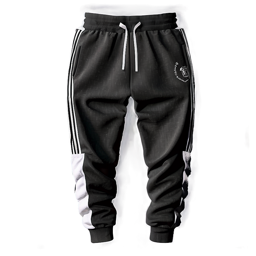 Thick Black Sweatpants Png 06132024