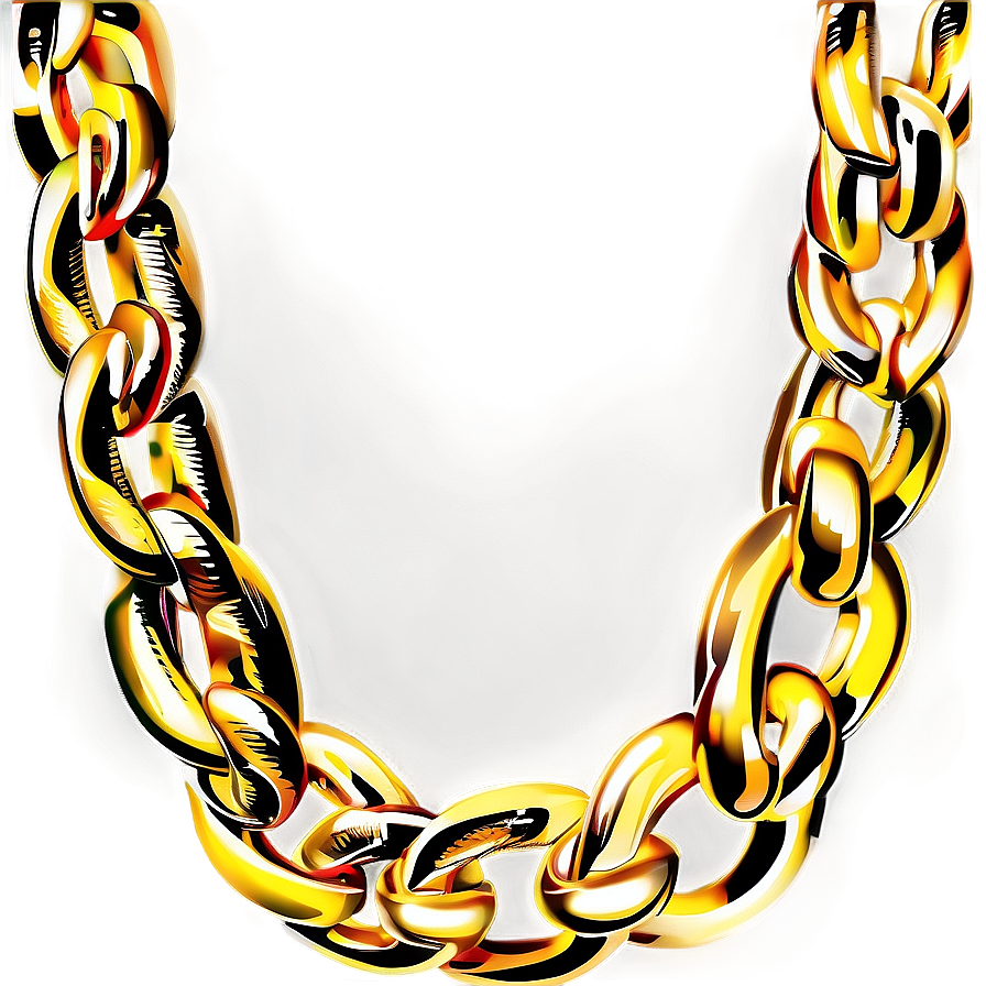 Thick Cuban Link Chain Png Fox