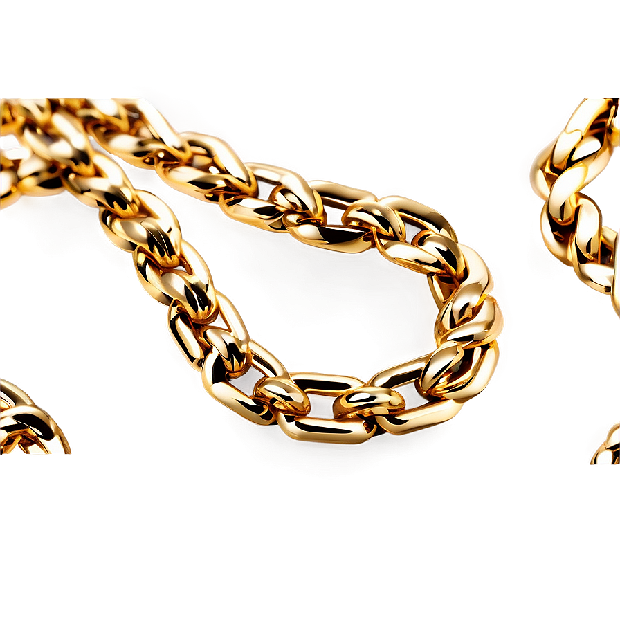 Thick Gold Chain PNG 05042024 PNG with transparent background