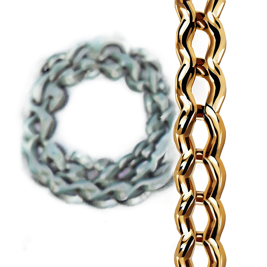 Thick Gold Chain PNG 05042024 PNG with transparent background