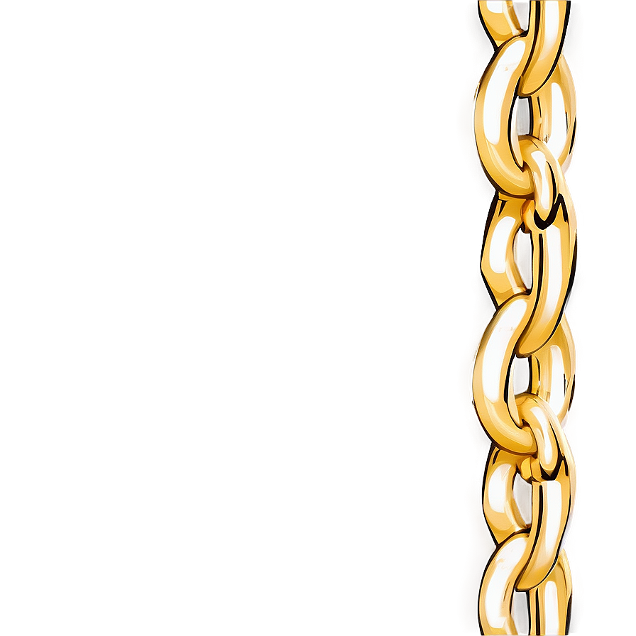 Thick Gold Chain PNG tju PNG with transparent background