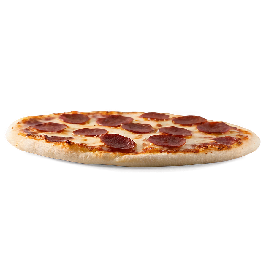 Thin And Crispy Pepperoni Pizza Png Nyj99