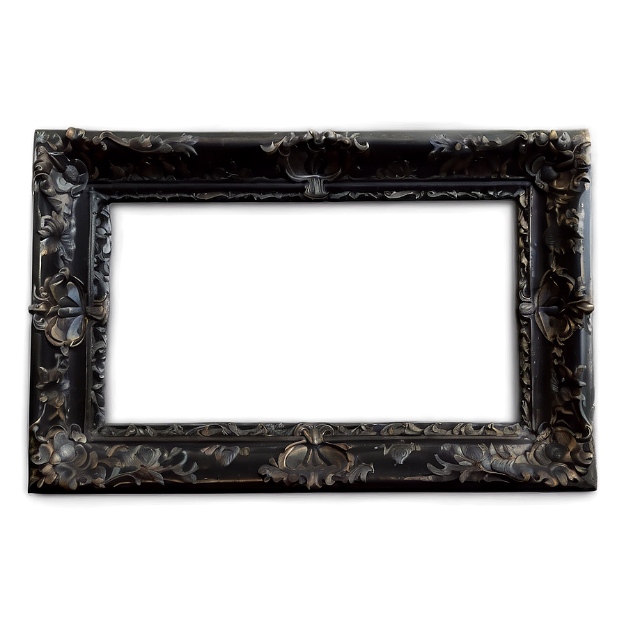 Thin Black Frame Png 05252024